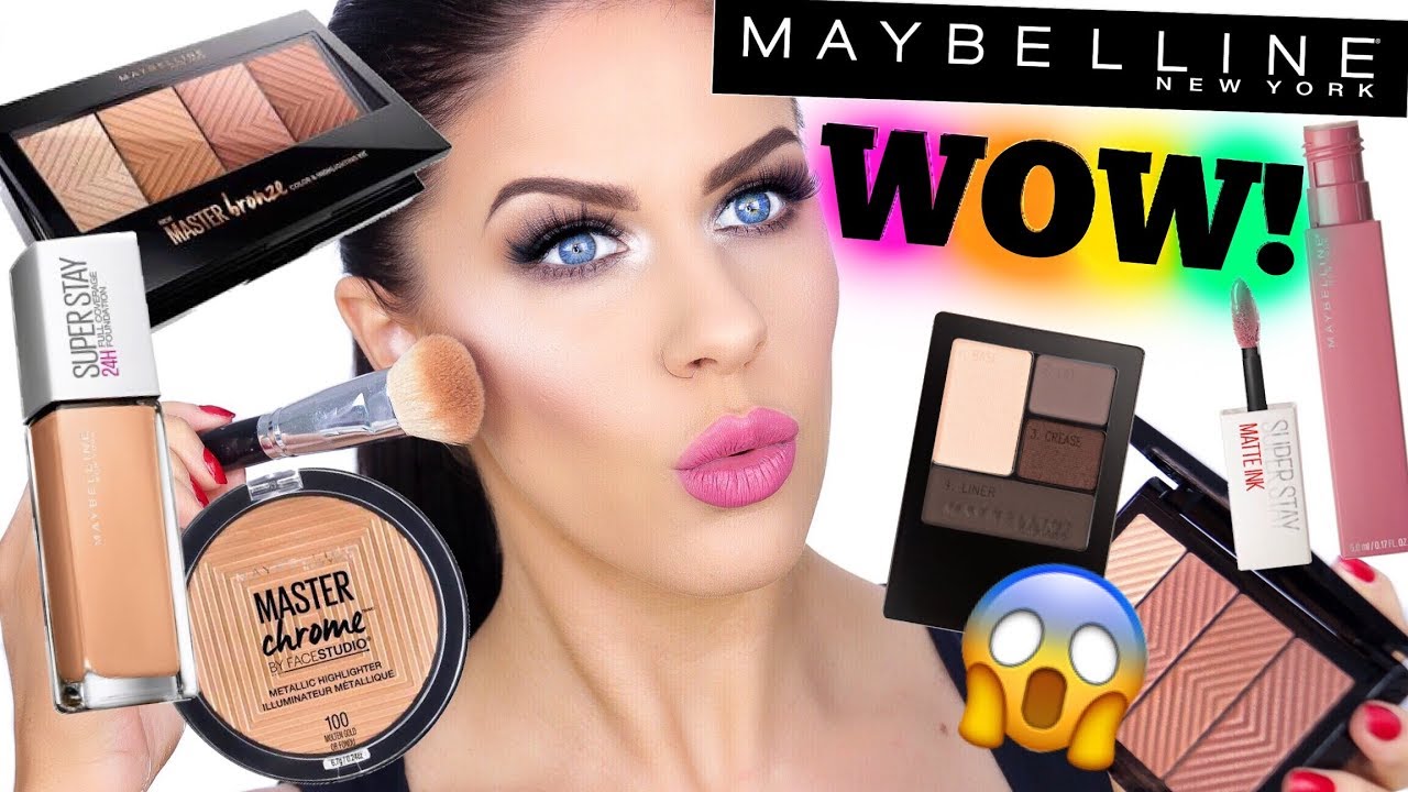 MAYBELLINE ONE BRAND TUTORIAL!! FAVORITES AND MUST HAVES!!!