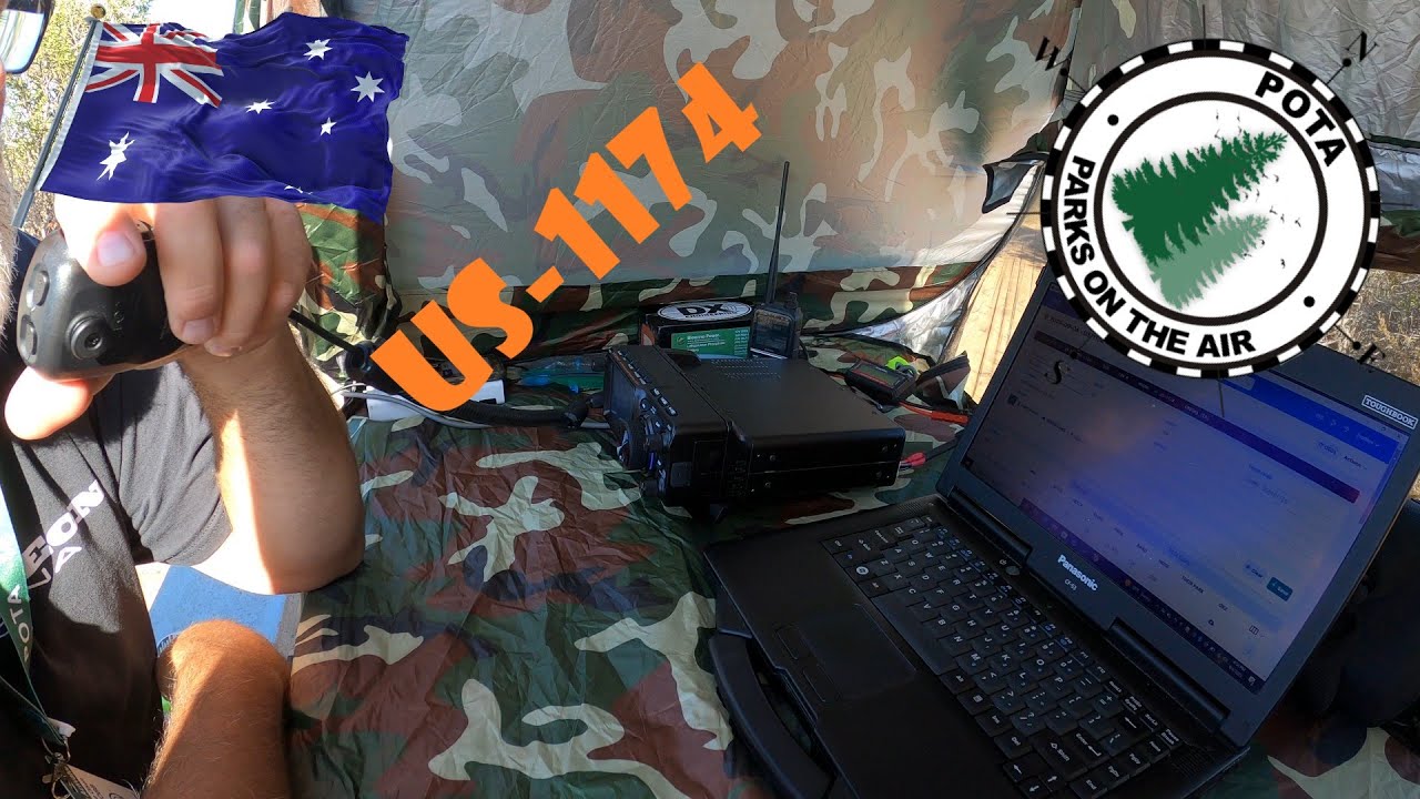 POTA Parks on the Air Activation @ Montana De Oro State Park in San Luis Obispo QSO w/ Australia 12m