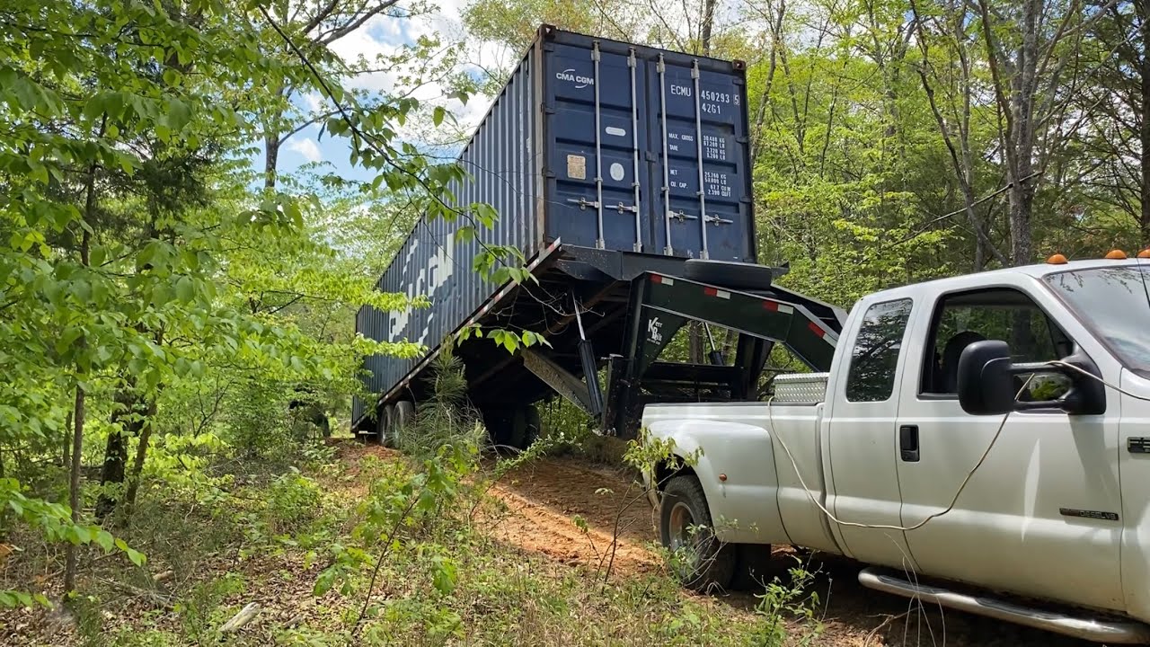 Shipping container delivery