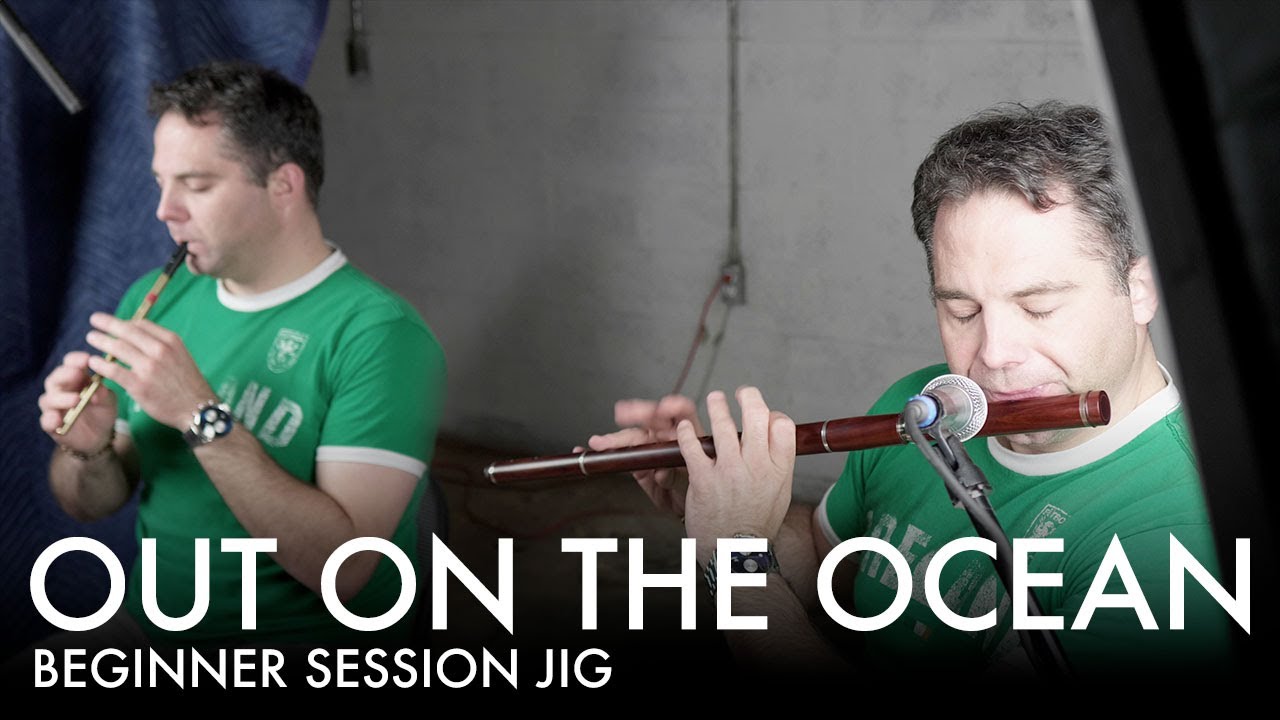 Tin Whistle Lesson - Out on the Ocean (Beginner Jig on Flute/Whistle)