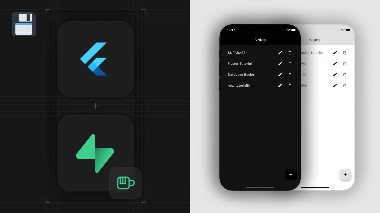 💾📱 Основы работы с базами данных с Supabase • Учебное пособие по Flutter