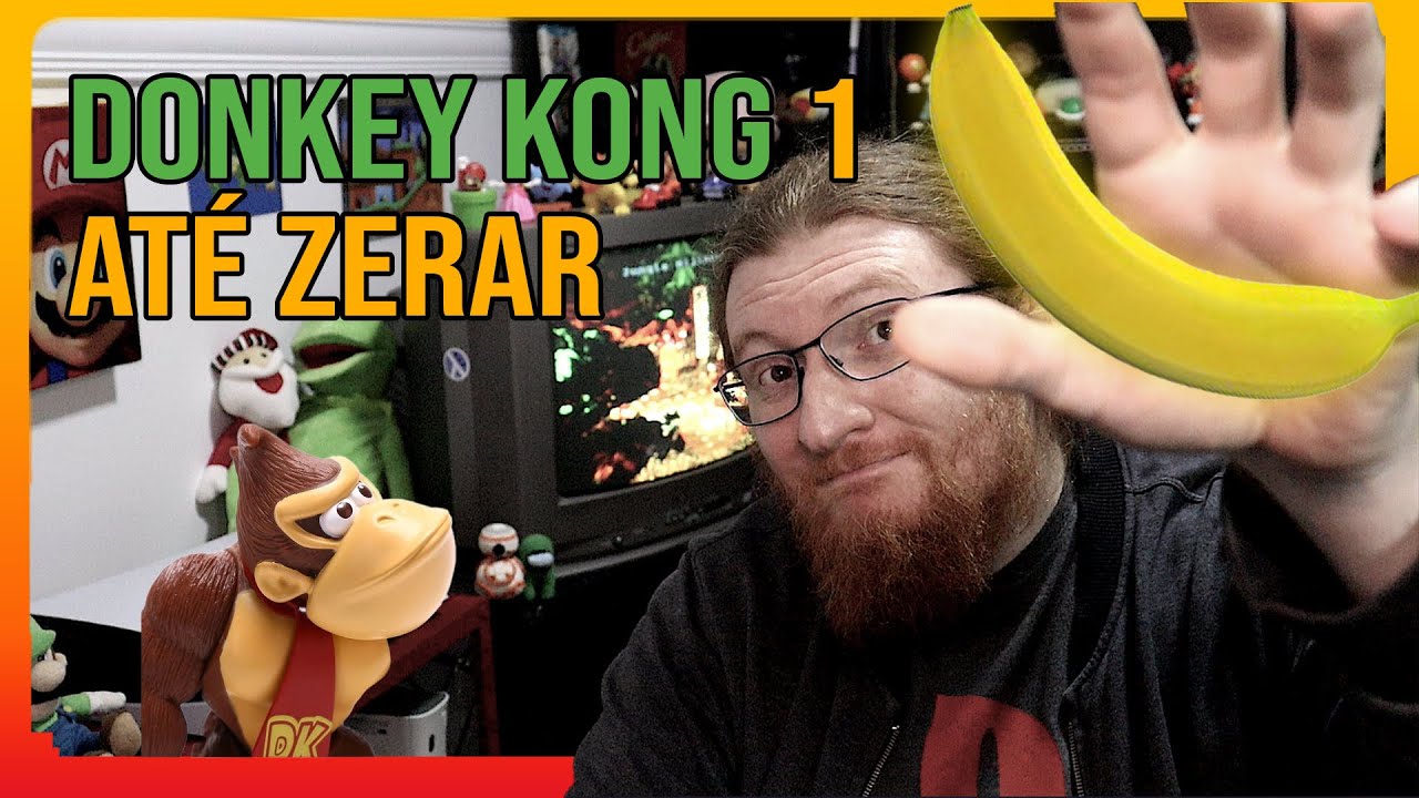 DONKEY KONG COUNTRY 1 AT&Eacute; ZERAR -  INCRiVEL!!