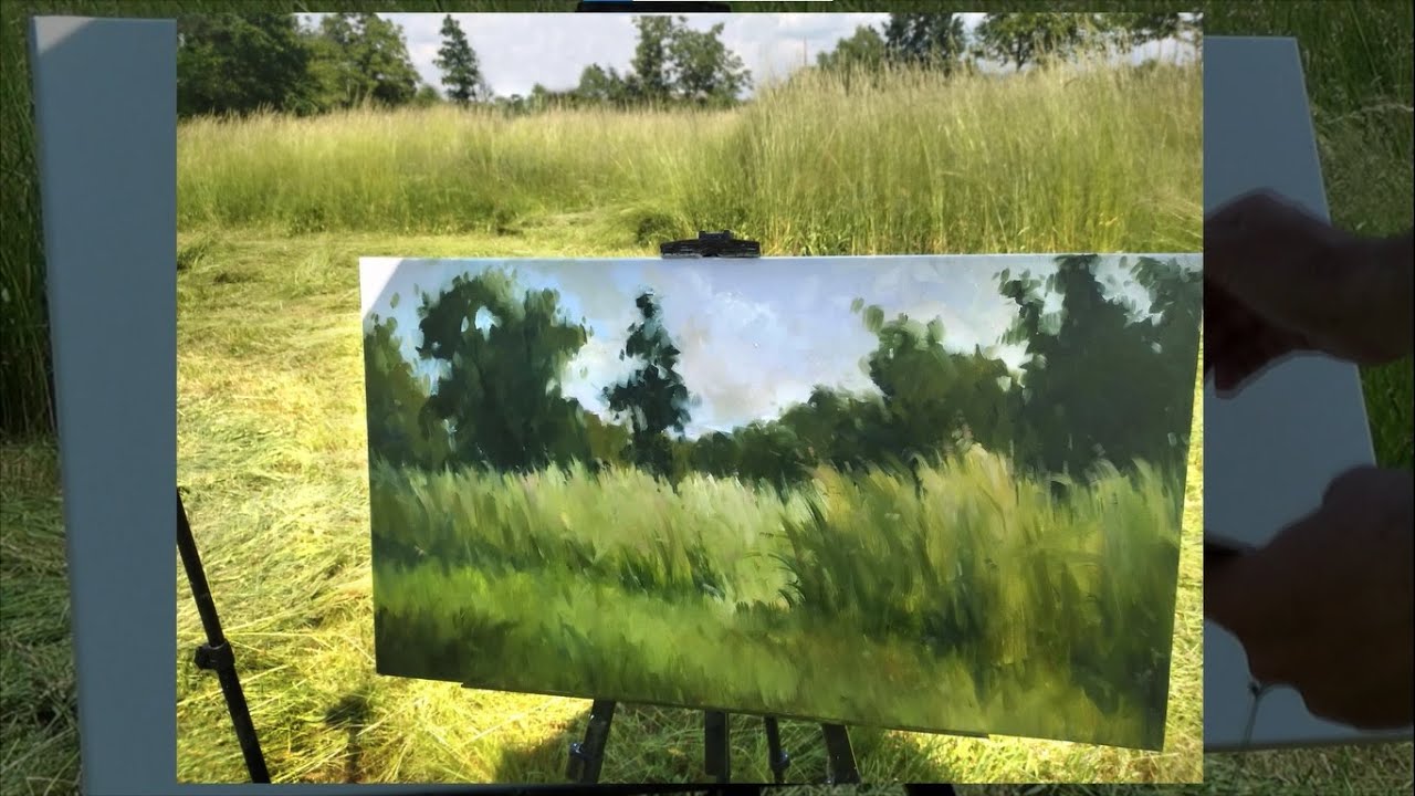 Freilichtmalerei. Wie man eine Sommerlandschaft malt