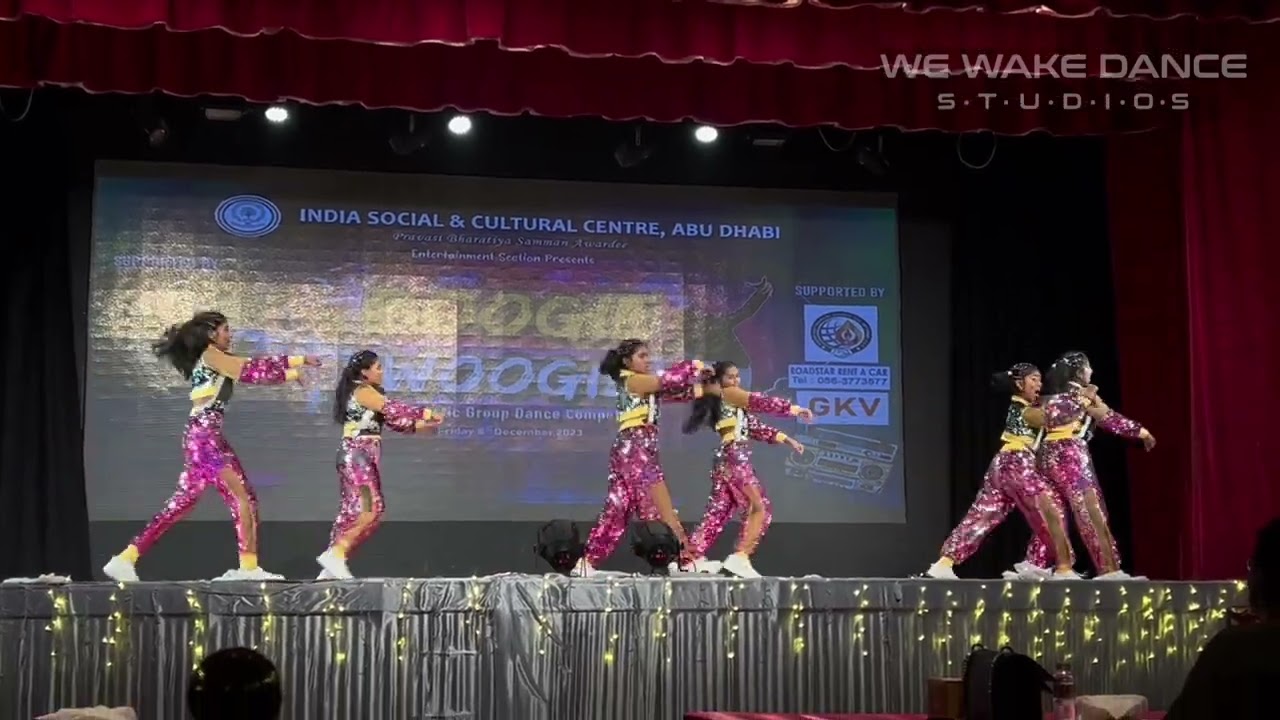 WWD Crew 1ST Prize Winner 10-15 Category for Boogie Woogie Dance Competition at ISC Abu Dhabi, 2023