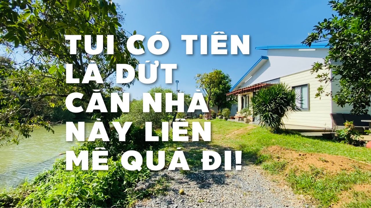 Dự tính định cư nước ngoài chủ cần bán nhà vườn đẹp mê ly ven sông giáp Biên Hoà