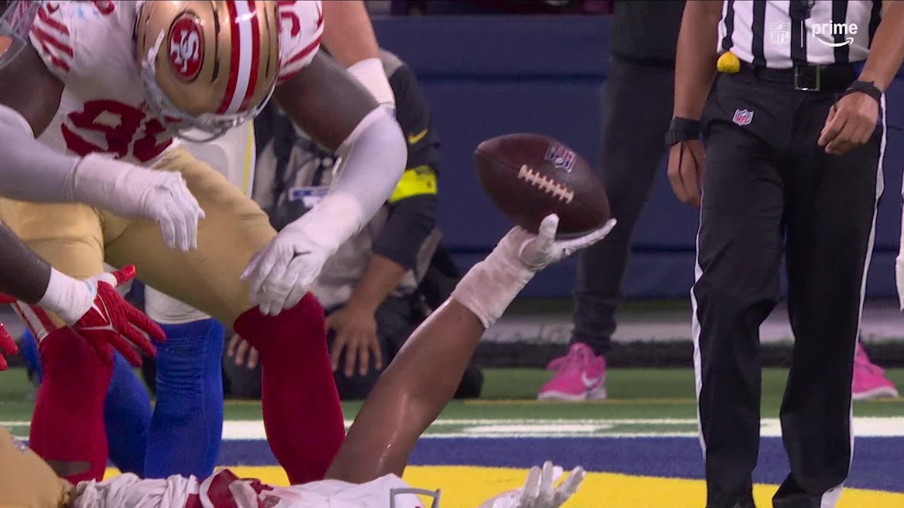 The most clutch forced fumble ever??