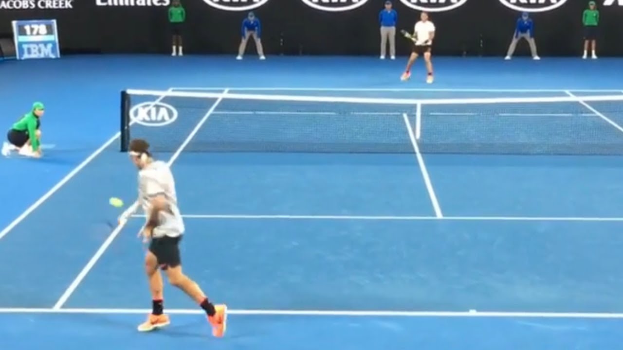 Roger Federer Court-Level & Fan-Recorded Points | Australian Open | Part 1