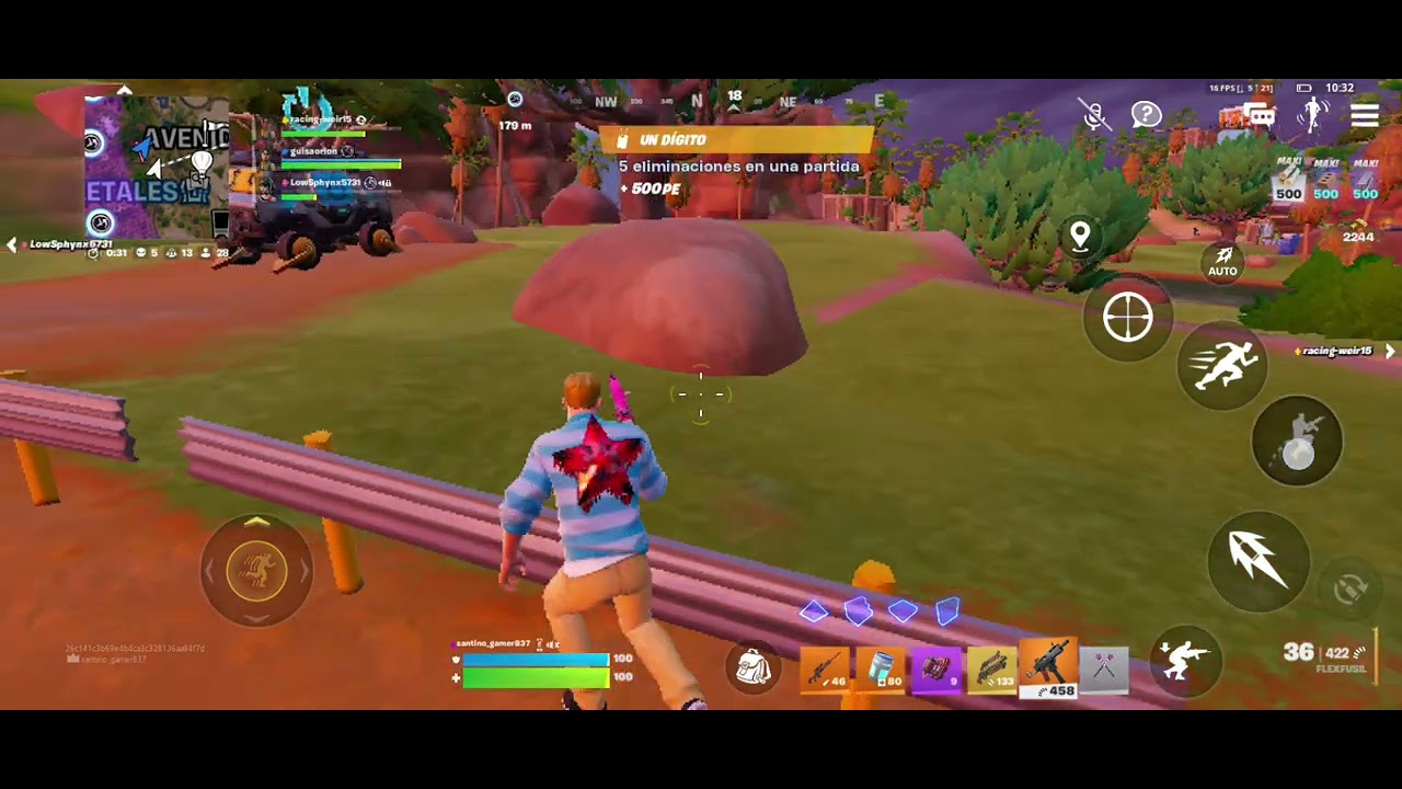 Jugando (Fortnite) 