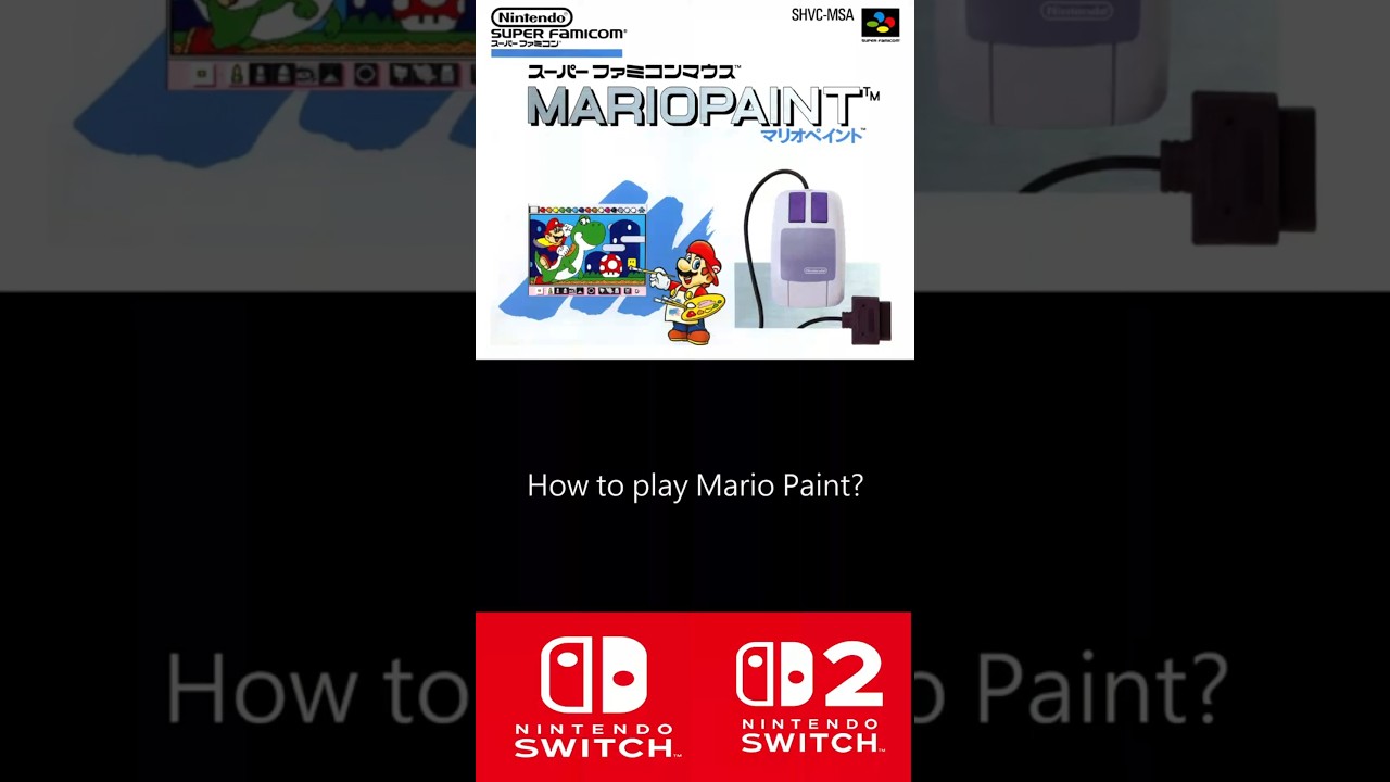 How to play Mario Paint?