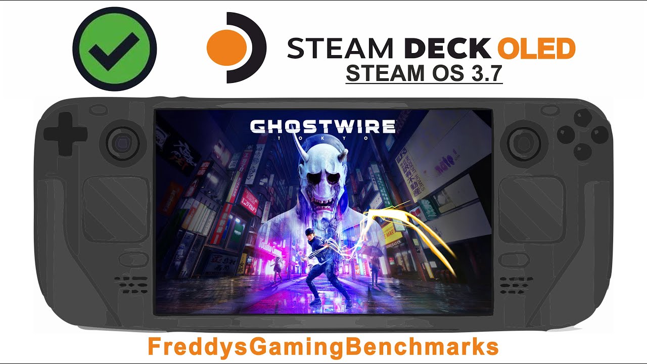 Ghostwire Tokyo (Test Nov 2024) on Steam Deck OLED with Steam OS 3.7