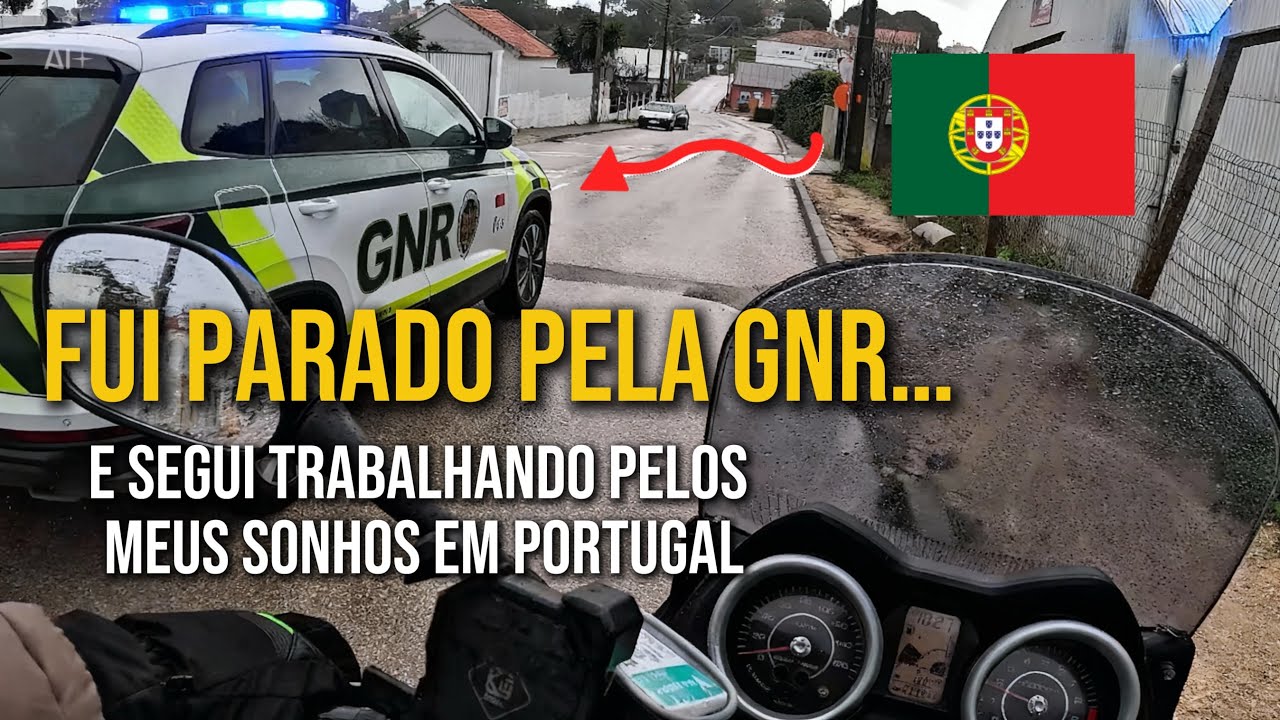 Fui parado pela GNR em Portugal | A rotina de um imigrante.  