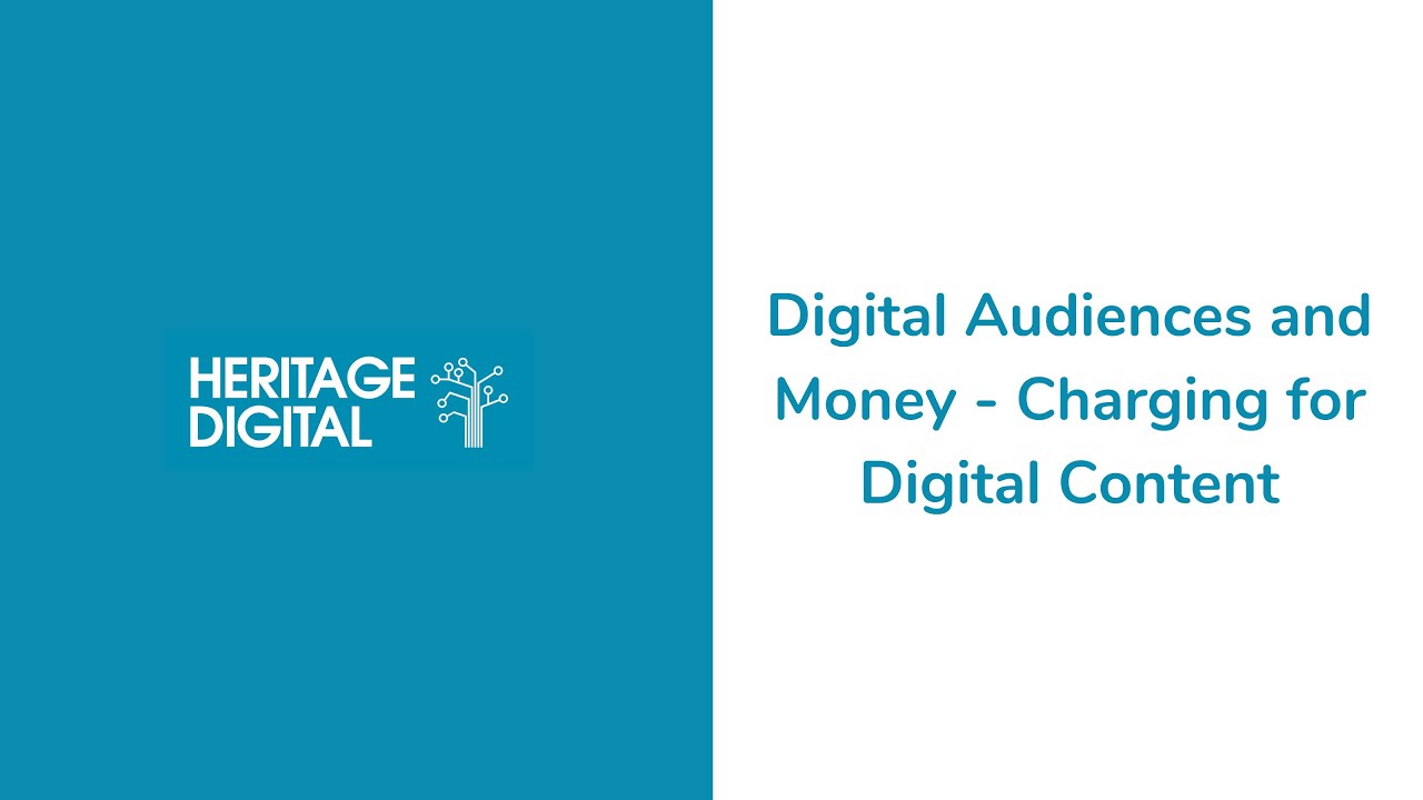 Digital Audiences and Money - Charging for Digital Content