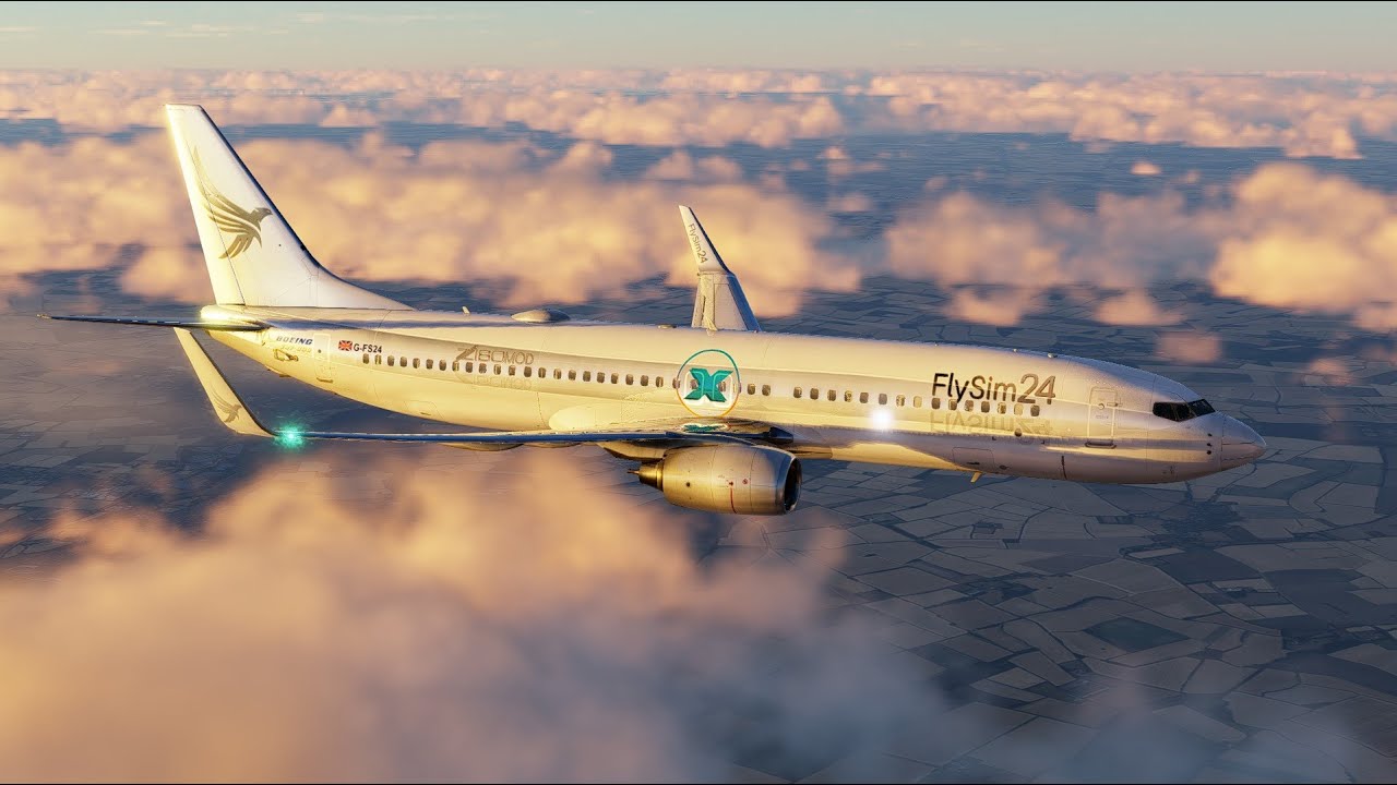 Approach & Landing at Stansted (EGSS) | X-Plane 12.4.0R2 | ZiboMod 4.05.28