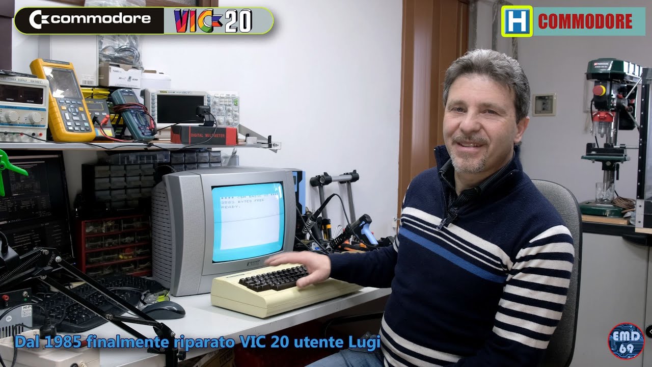 dal 1985 guasto, riparazione #VIC20 utente Luigi