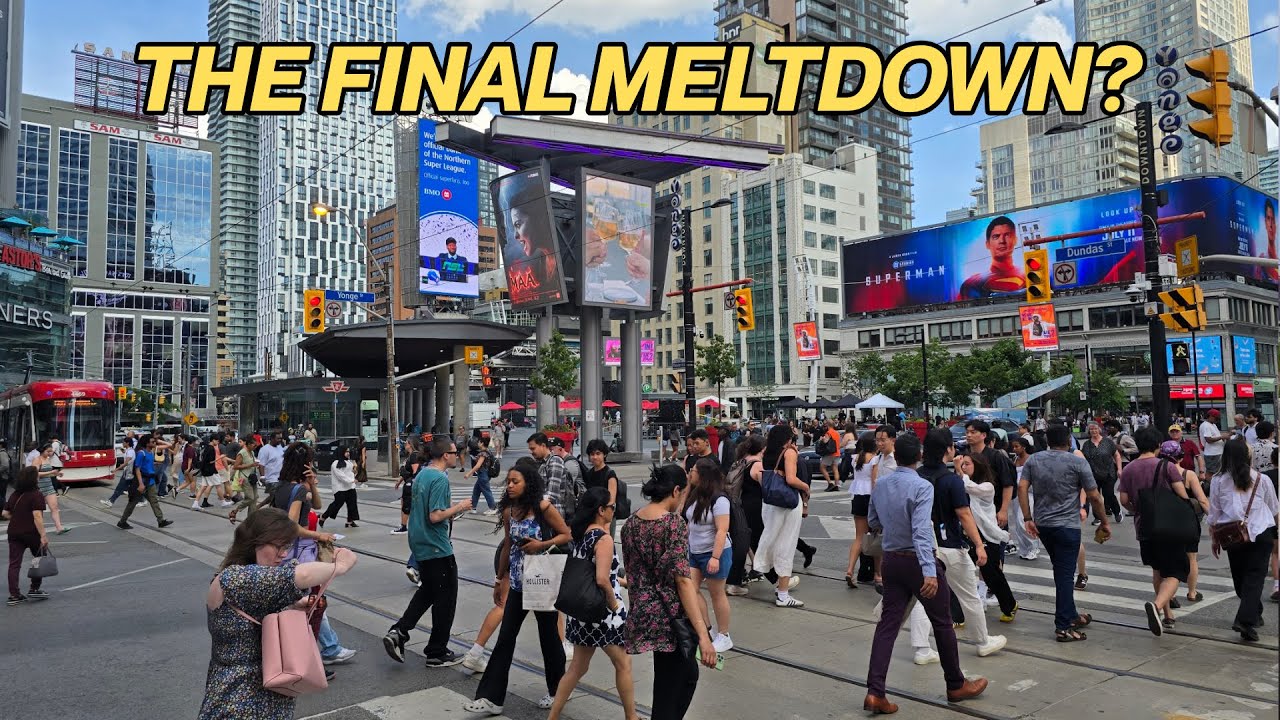 Dundas East and Jarvis | Downtown Toronto Heat Wave Walk (June 2025)