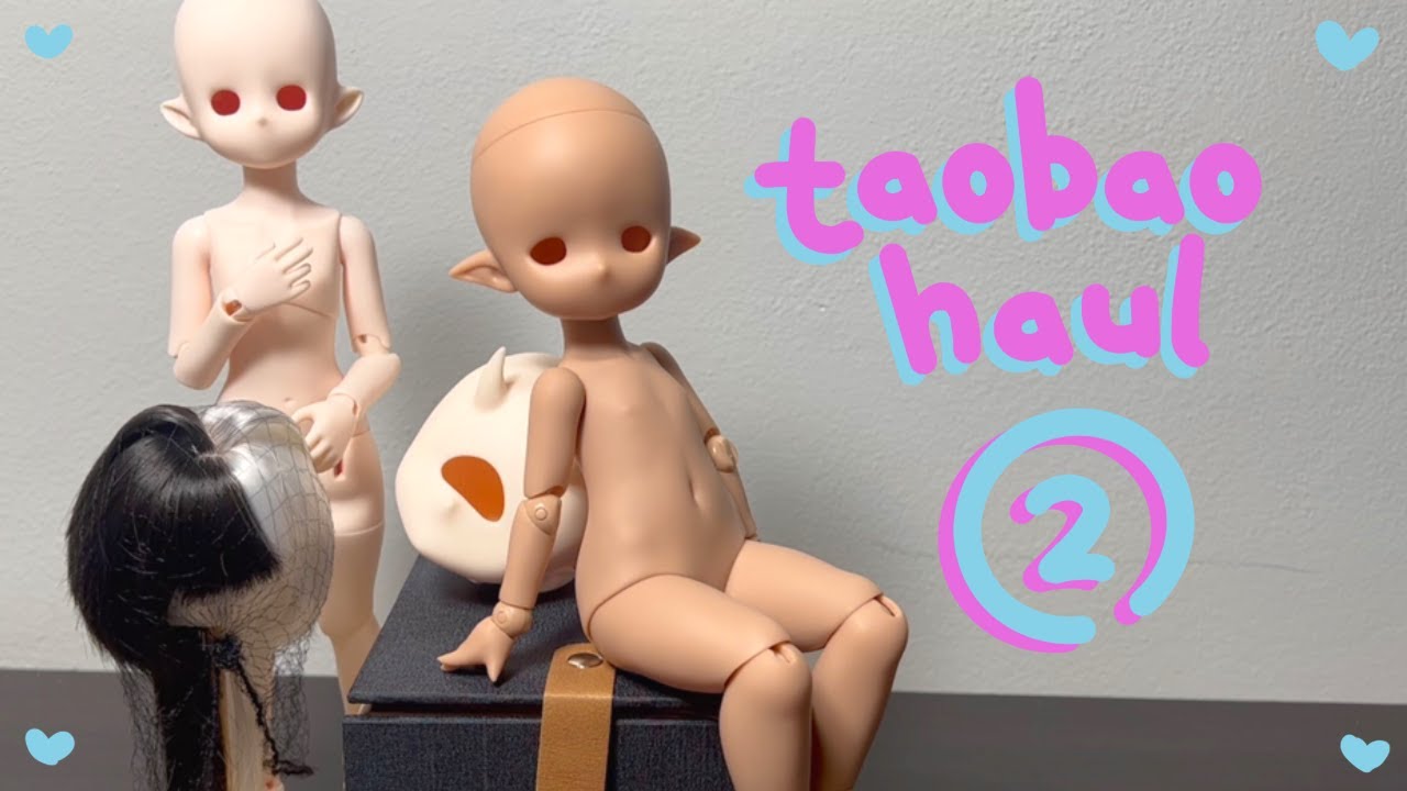 Taobao BJD Haul #2 | Imomodoll vinyl, Qianhe doll, Birdcube, Forest Doll