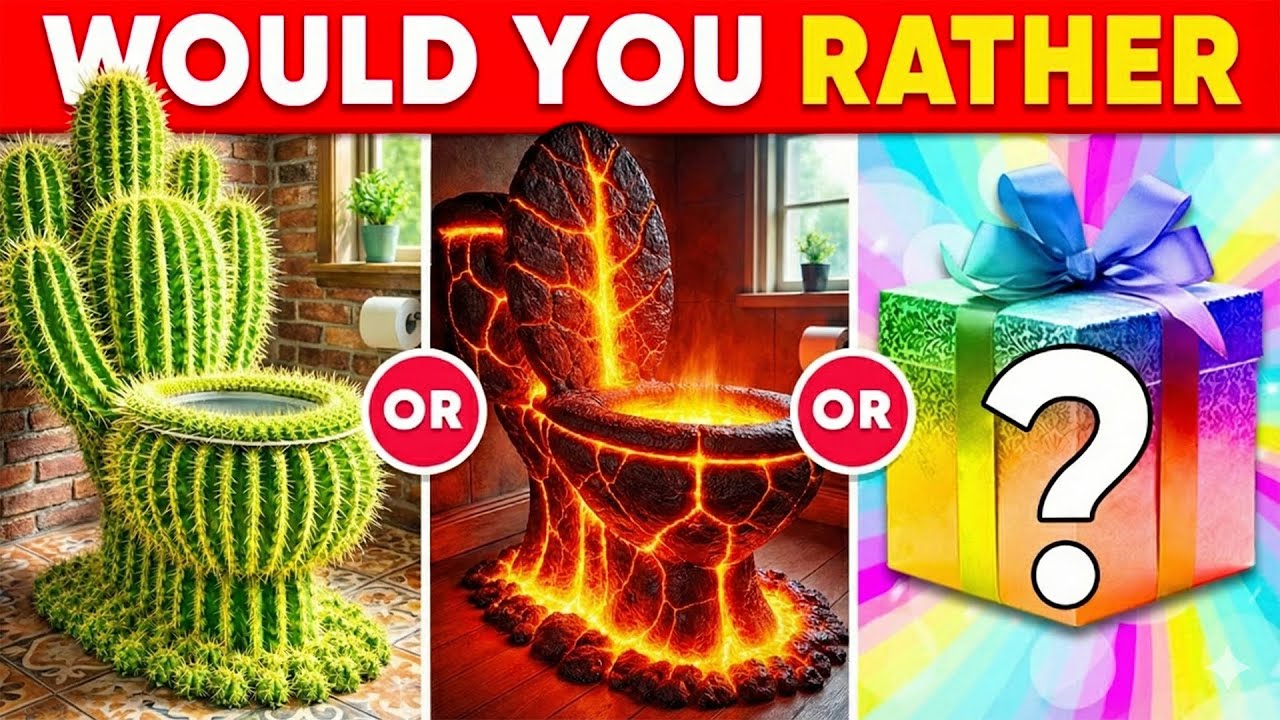 Would You Rather...? MYSTERY Gift Extreme Edition 🎁😱⚡ Hardest Choices Ever! Moca Quiz