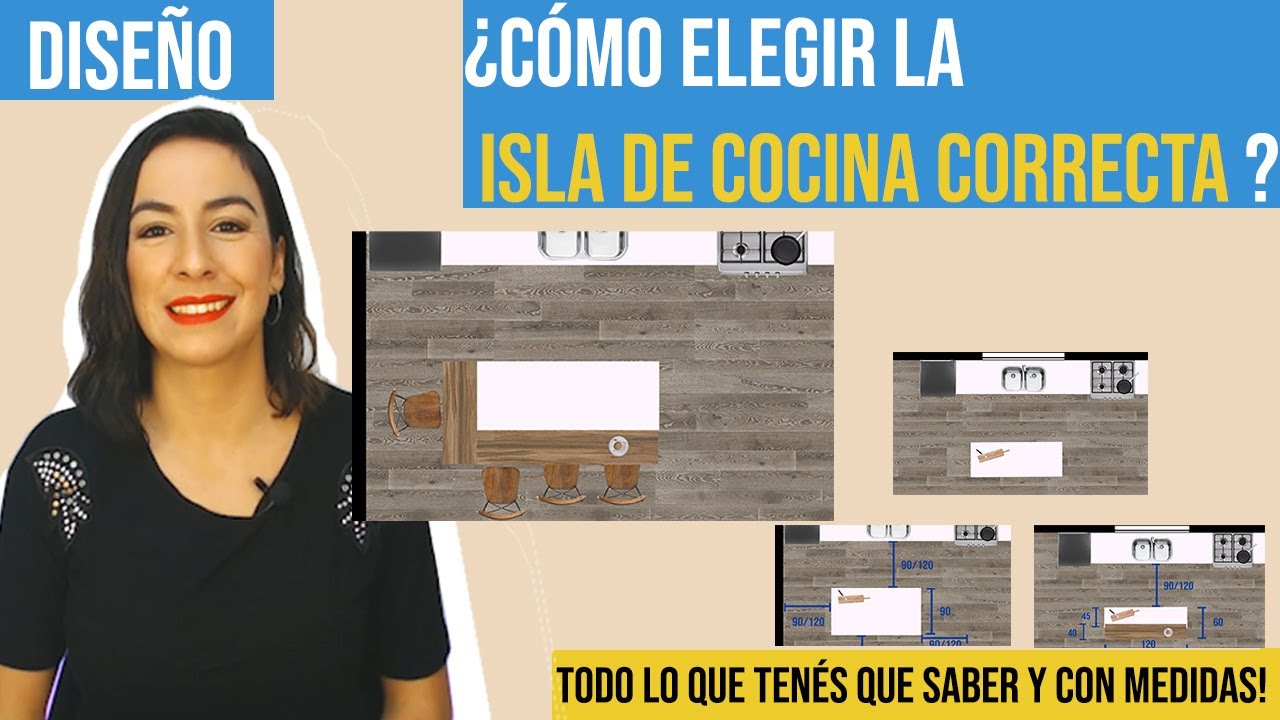 ISLAS de cocina | Como elegir la isla de Cocina Correcta | Importancia de la FUNCIÓN ¡Con medidas!