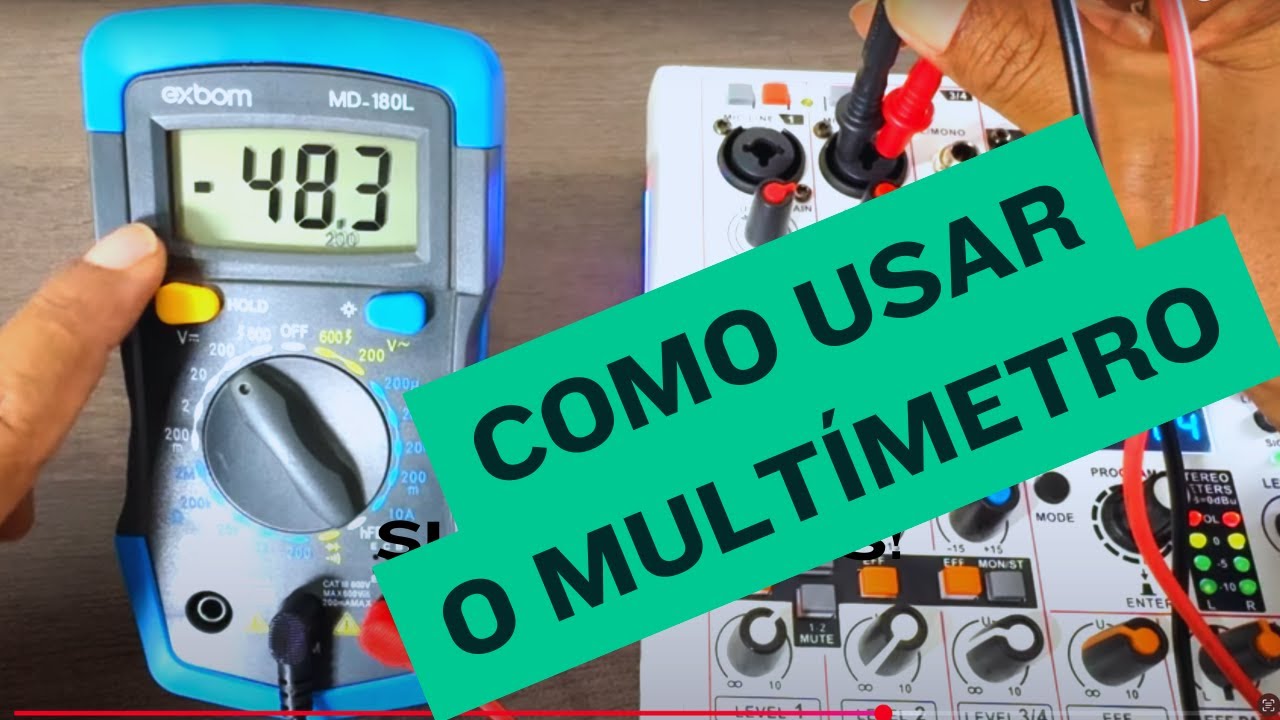 Multímetro Digital Md-180l Profissional Portátil Com Bateria presta?  Como usar