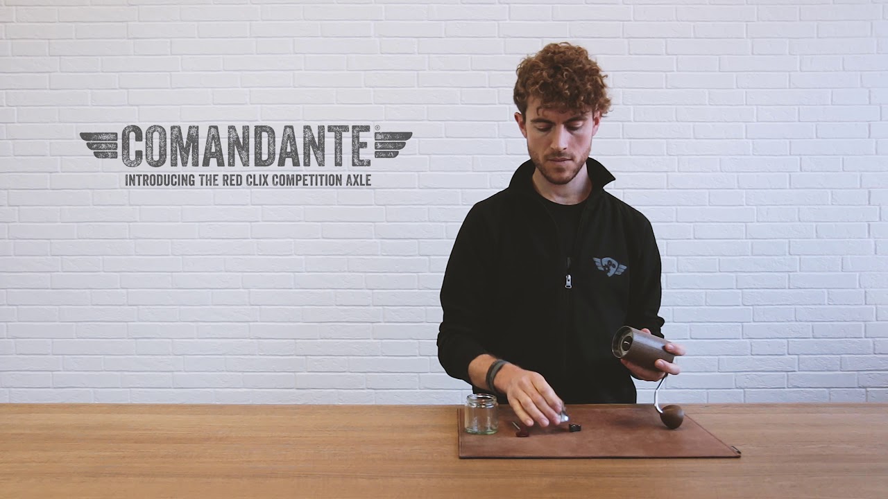 Comandante Grinder FAQs |&nbsp;What is the RX35 Red Clix Axle and how do I Install it?