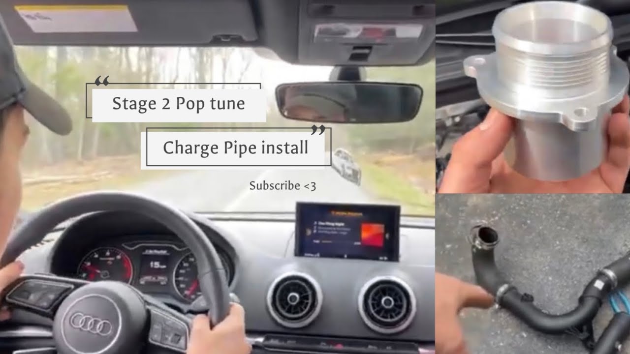 Installing charge pipes on my 2020 Audi A3