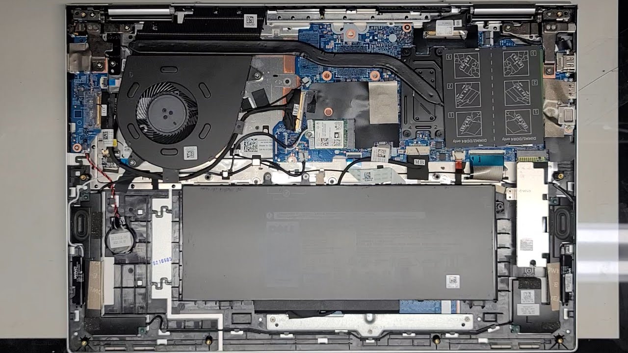 DELL Inspiron 17 7706 2n1 2-in-1 Disassembly RAM SSD Hard Drive Upgrade Battery Replacement Repair