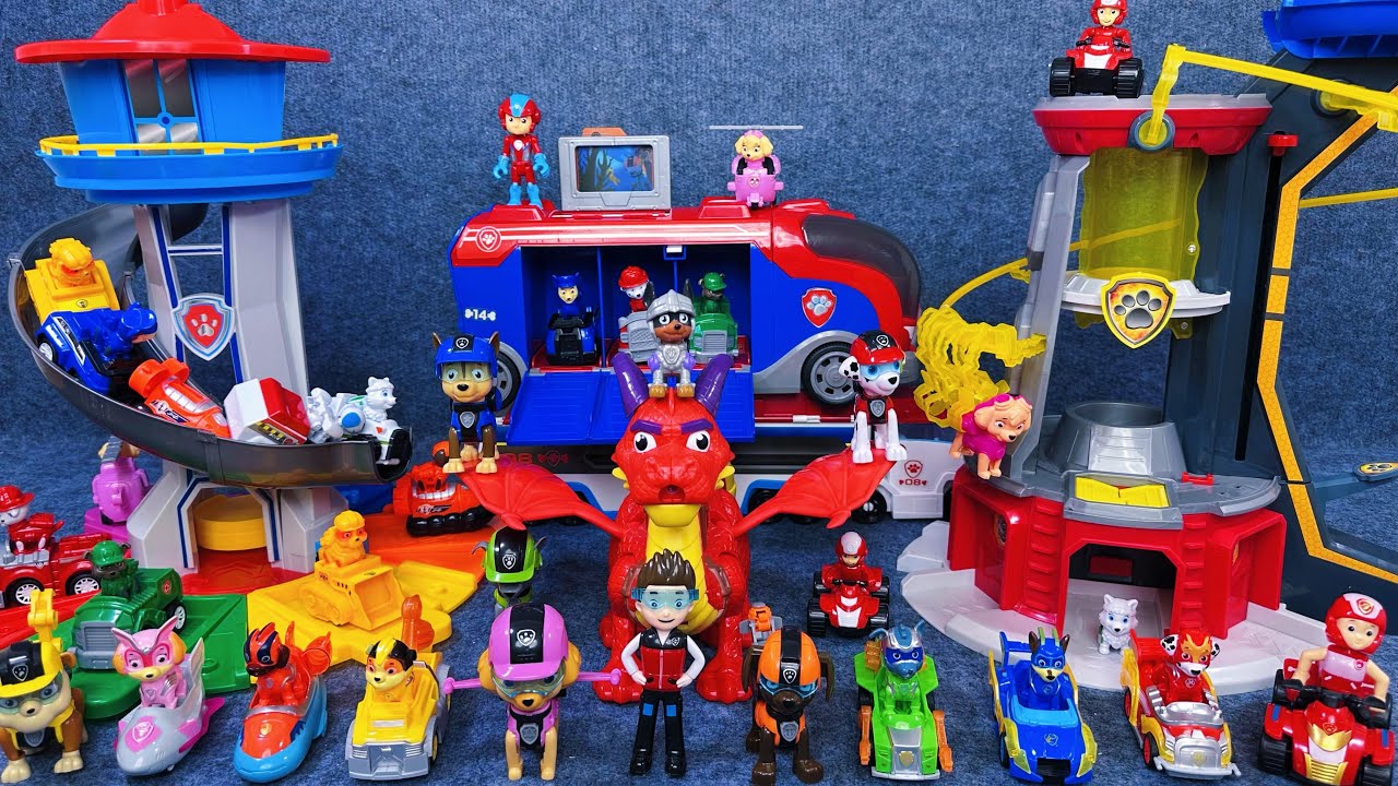 15 Minutes Satisfying with Unboxing Super Cool Paw Patrol Toys Collection Review | ASMR