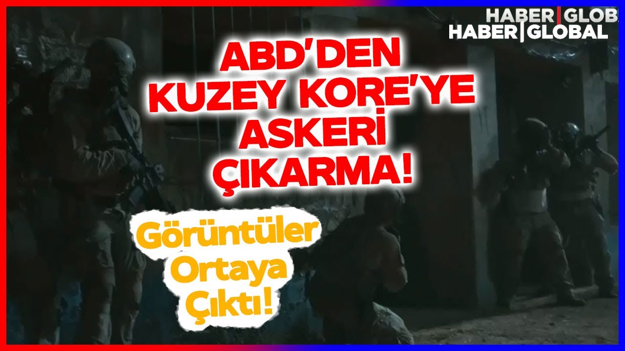 G&Ouml;R&Uuml;NT&Uuml;LER ORTAYA &Ccedil;IKTI! ABD Kuzey Kore Kıyılarına &Ccedil;ıkarma Yaptı!