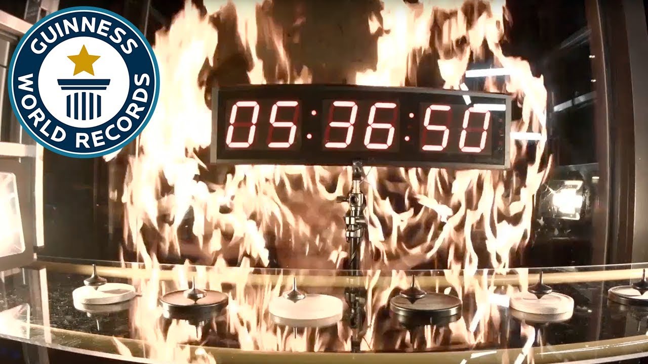 Longest-running mechanical spinning top - Guinness World Records