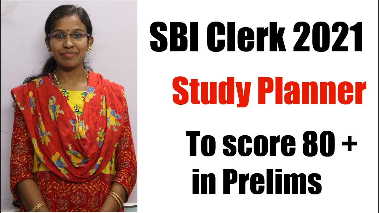 SBI Clerk/JA 2021 Study planner in Tamil