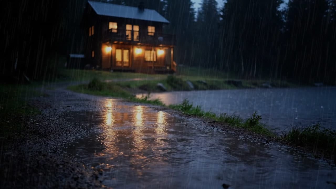No Ads Rain Sounds For Sleeping – Instantly Fall Asleep With Rain | Night Ambience