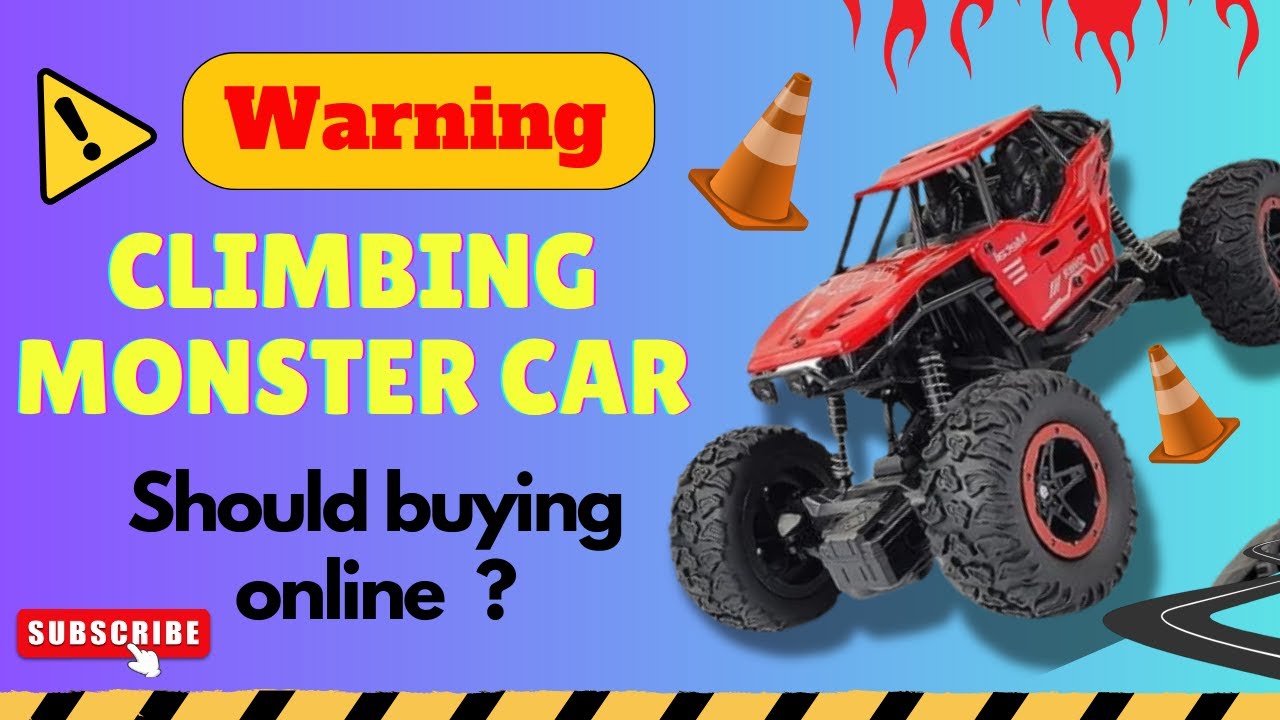 What I Found INSIDE the Mysterious Red Climbing Monster Car Unboxing