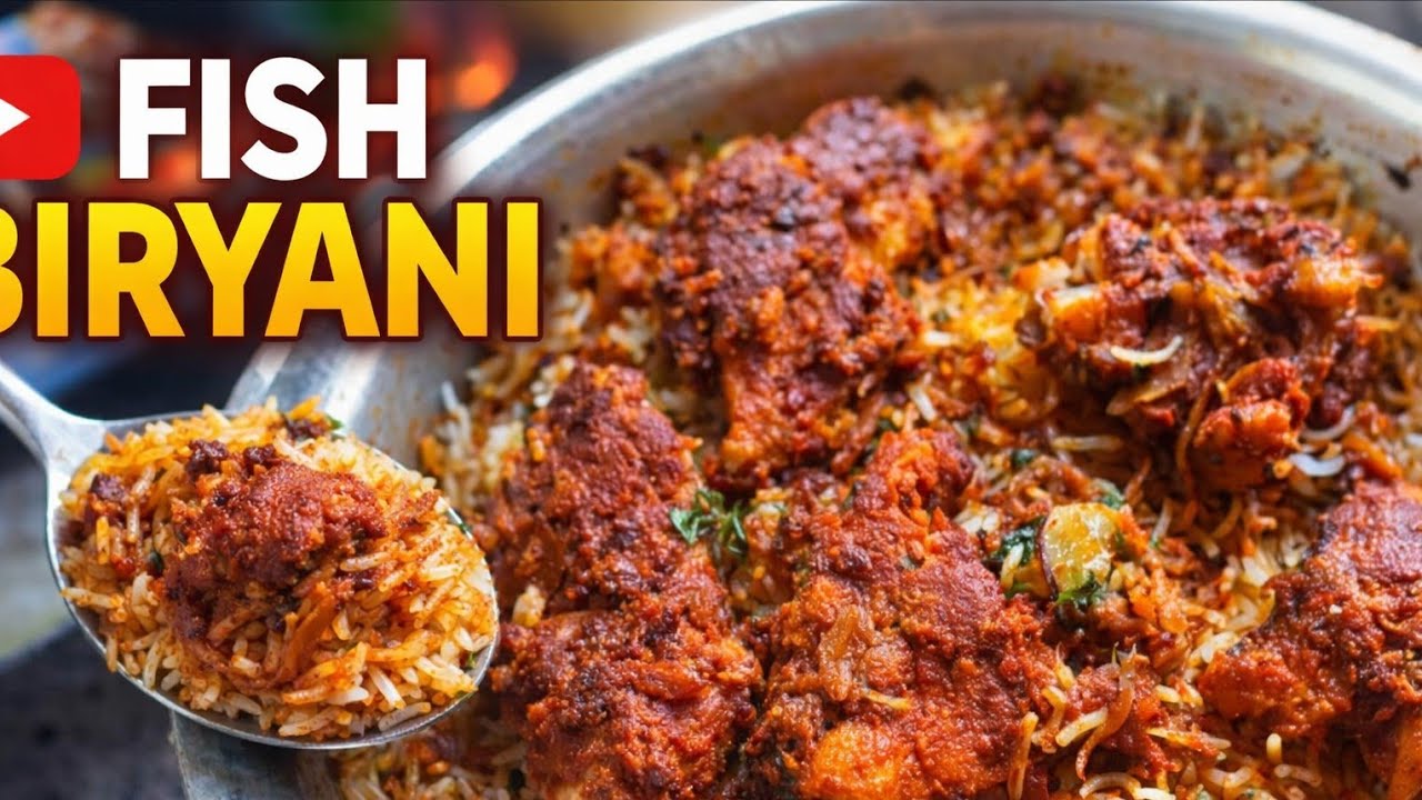 Fish Biryani recipe| easy fish biryani| #biryani #food #villagelife 