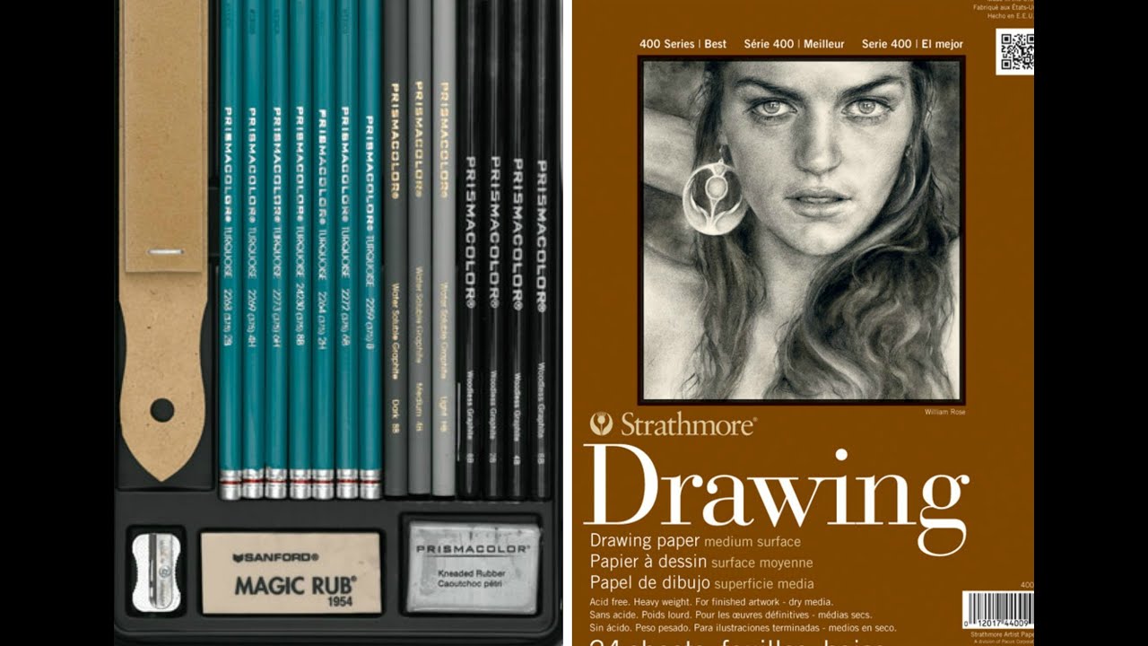 Drawing Materials I use - Best Graphite Pencils and Papers for Artists