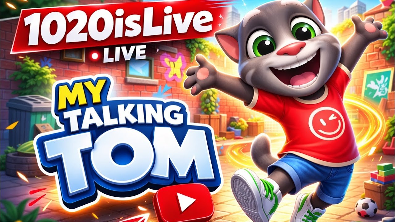 🔴 LIVE 🔴 TOM TALKING TOM #talkingtom #talkingtom2 #trending #live #funnycat #trendingshorts #lyrics