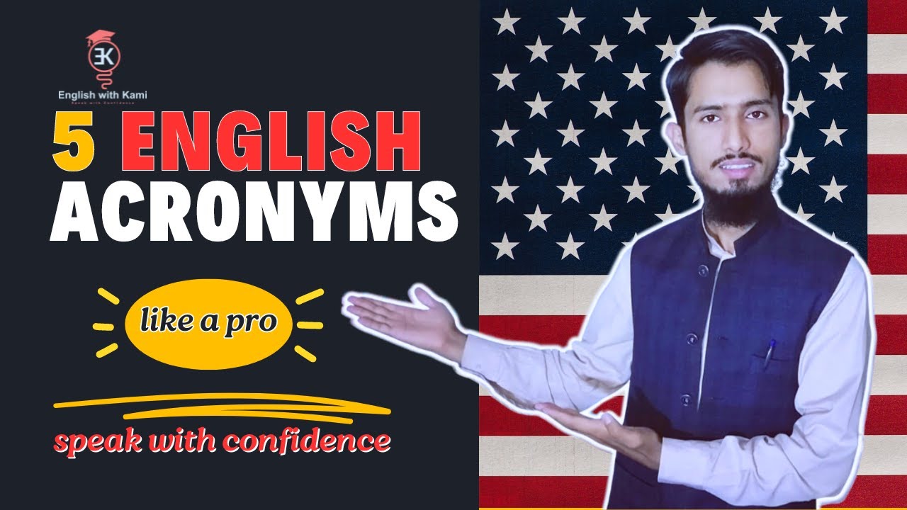 Top 10 Everyday English Acronyms and Short Forms Explained | English with Kami | Beginner English