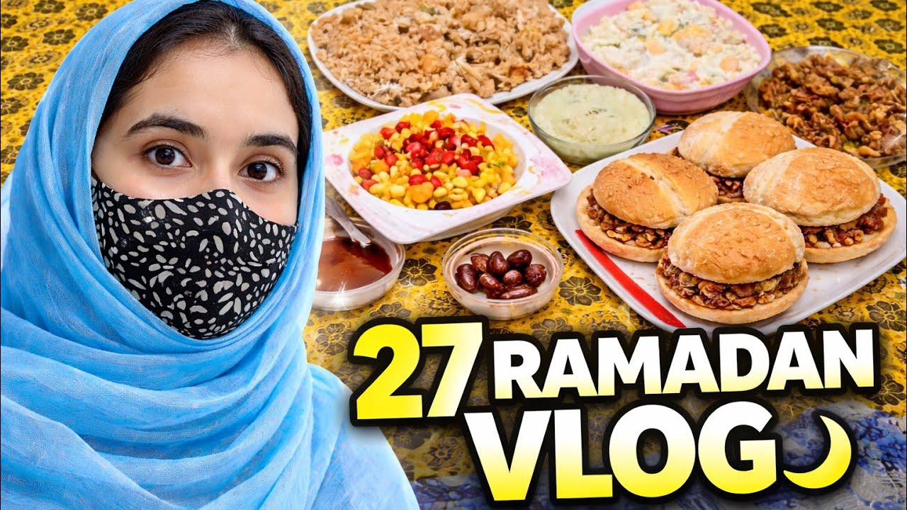 27 Ramadan Vlog 🌙 | Sehri to Iftar Full Day Routine | Delicious Iftar 😍|isha dreamy family 