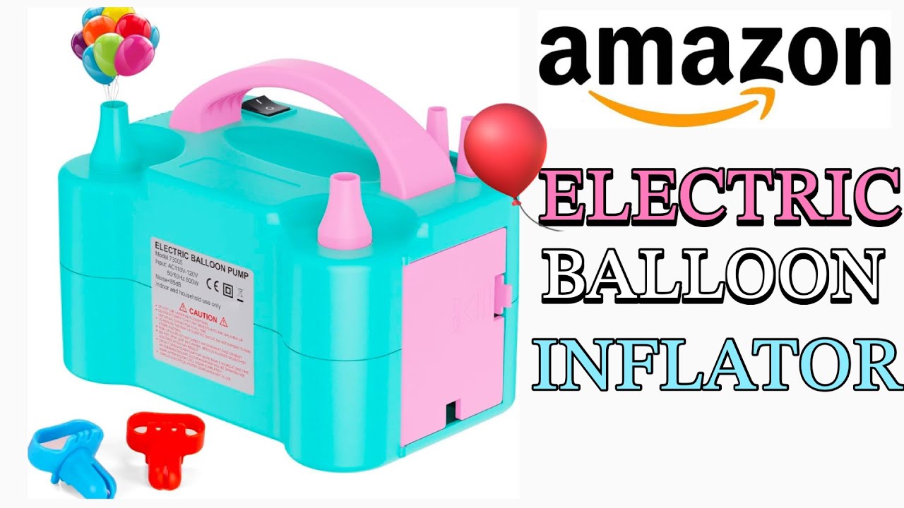 HOW TO USE THE PORTABLE ELECTRIC AIR BALLOON PUMP TO INFLATE FOR ANY CELEBRATION | AMAZON FINDS! 🎈
