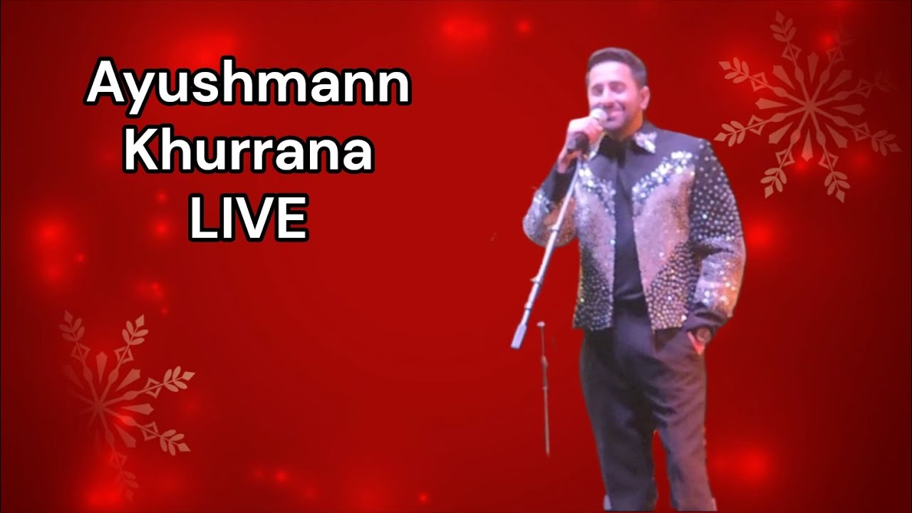 Ayushmann Khurrana Concert LIVE 2024 | USA | आयुष्मान खुराना