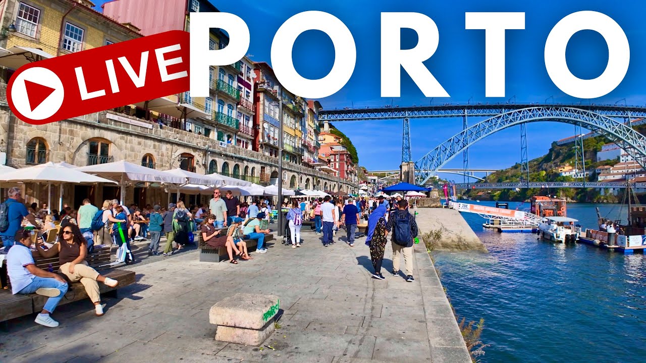 🔴 LUZES de Natal PORTO 2025 DAY TOUR 🎄🌟🎅 | Live PORTO Christmas Decorations 2025 Day Tour