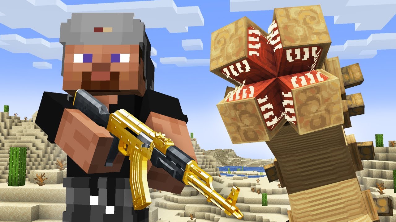 Sobreviviendo Al Gusano De Arena Gigante En Minecraft