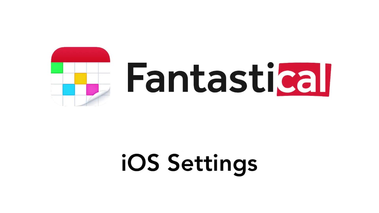 Fantastical - iOS and iPadOS Settings