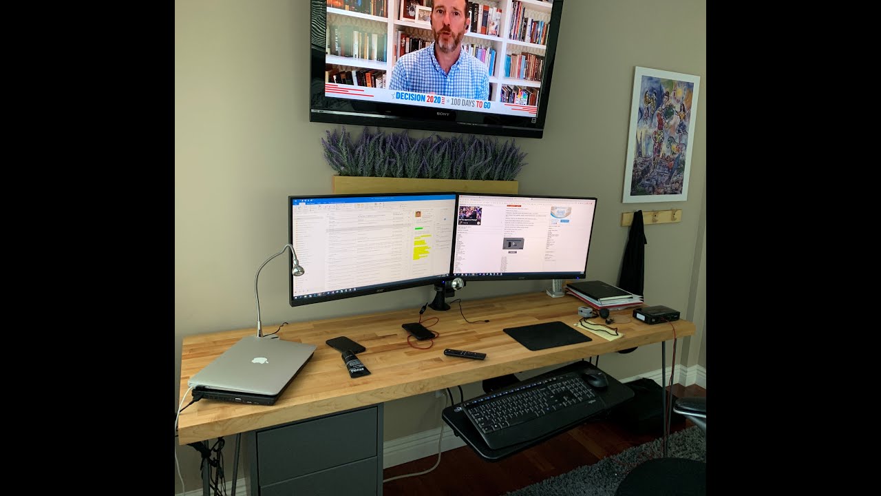 Butcher Block Office Table