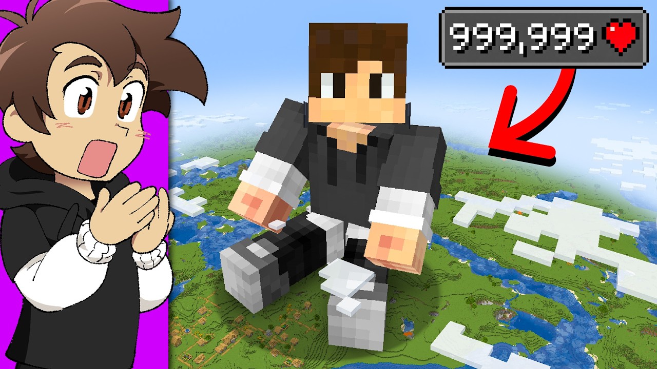 Minecraft, но ваши сердца = размер…