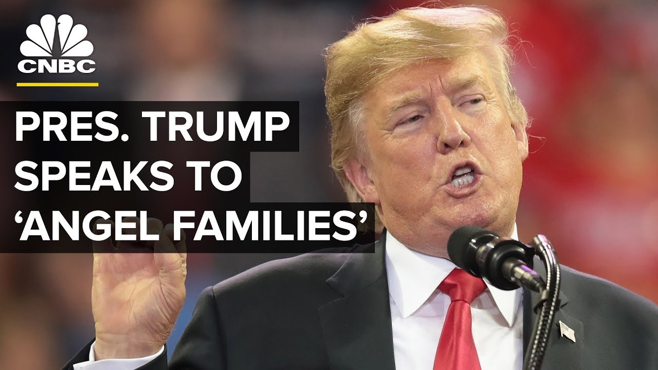 President Trump speaks to 'angel families' &mdash; Friday, June 22