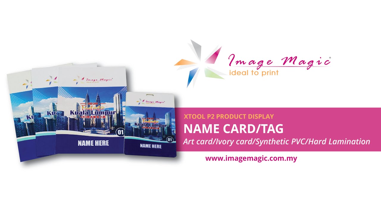 Different Material on Name Card - Art Card/Ivory Card/Synthetic PVC/Hard Lamination