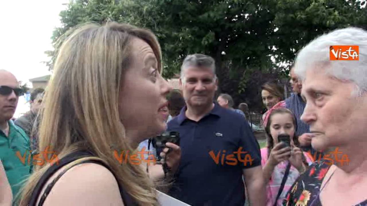 Signora alla Meloni: 