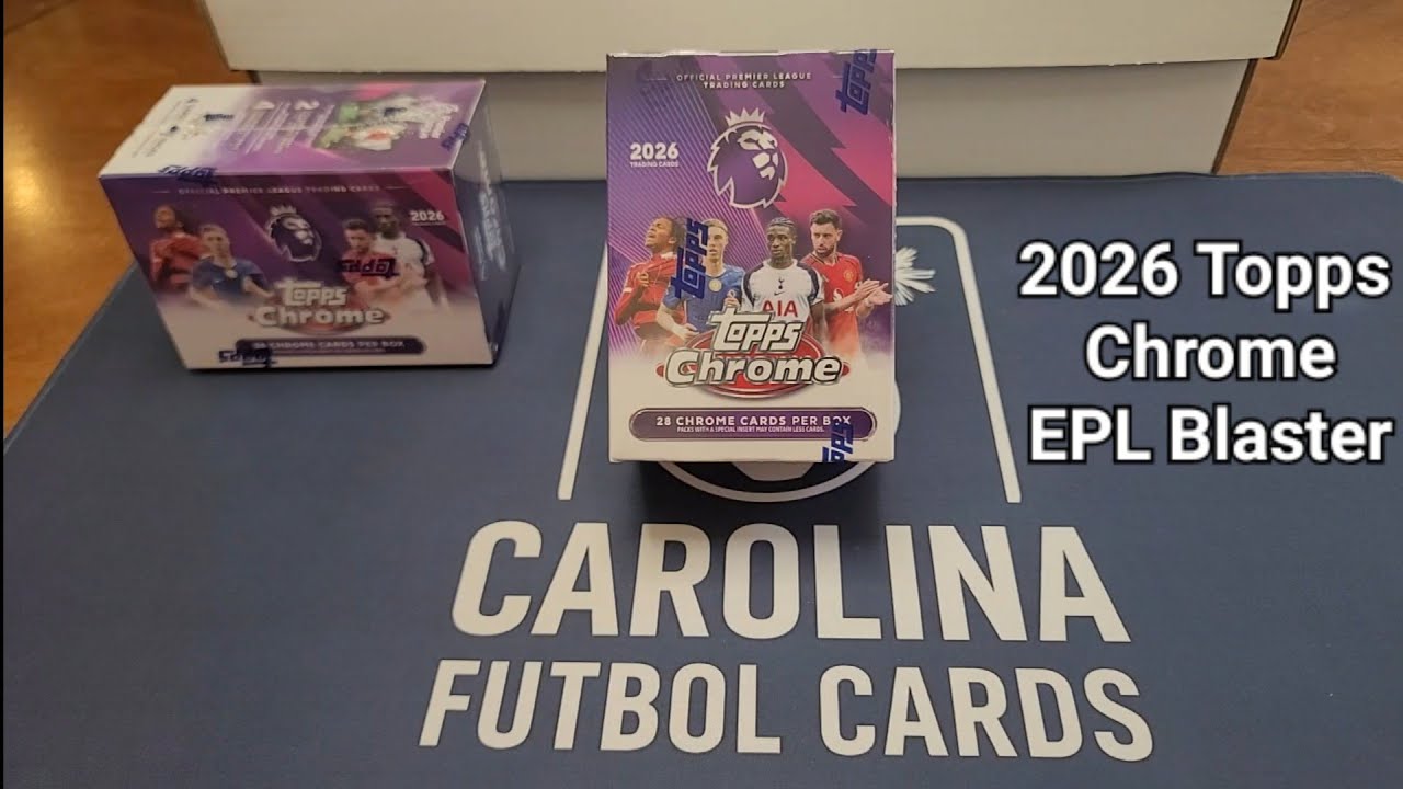 2026 Topps Chrome Premier League Blaster Box Opening! 🔥 Ray Waves, Numbered Hits & Refractor Pulls