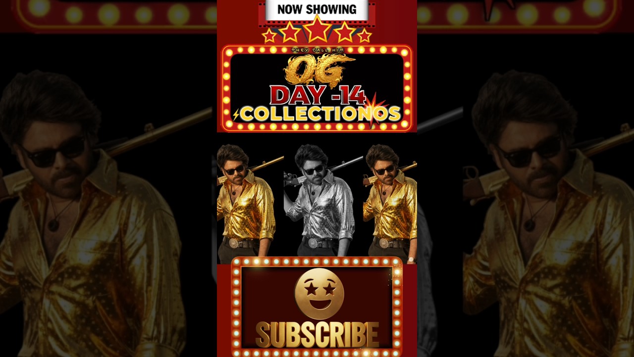 OG Movie Day 14 Box Office Collection | ₹288.25Cr Worldwide 🔥#pawankalyan #og #shorts