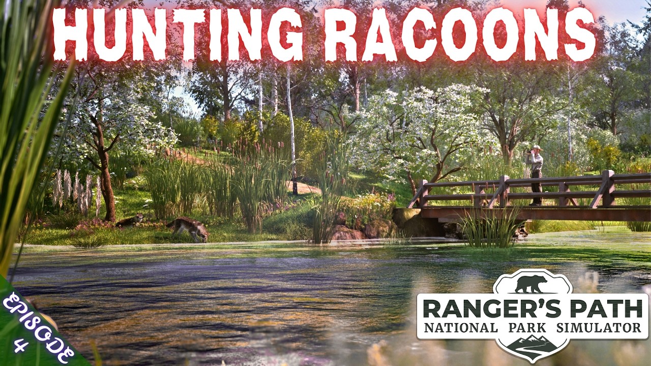 HUNTING RACOONS - Episode 4 - Ranger's Path: National Park Simulator